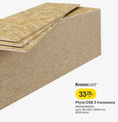 Płyta OSB 3 frezowana promocja w Castorama