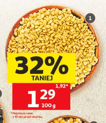 Orzeszki arachidowe prażone niesolone promocja w Auchan