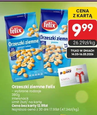 Orzeszki ziemne Felix promocja w Market Point