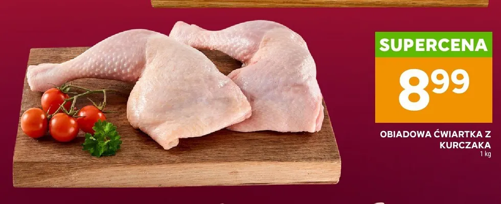 Obiadowa ćwiartka z kurczaka promocja w Stokrotka