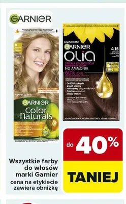 Farba do włosów Garnier Color Naturals promocja w Carrefour