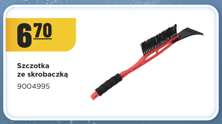 Szczotka ze skrobaczką promocja w MR. DIY