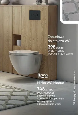 Zabudowa do stelaża WC promocja w Castorama