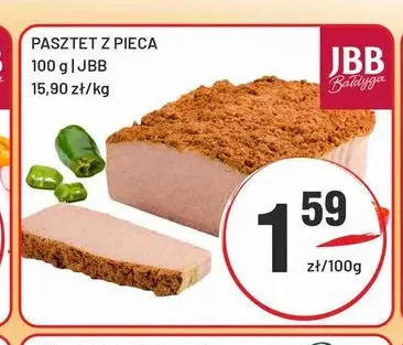 Pasztet z pieca JBB promocja w Sedal