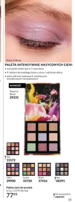 Paleta intensywnie nasyconych cieni do powiek Earths promocja w AVON