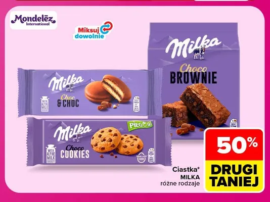 Ciastka Milka promocja w Carrefour
