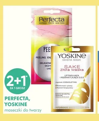 Maseczka do twarzy Yoskine promocja w Super-Pharm