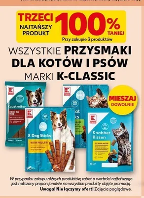 Przysmaki dla psów Kaustreifer K-Classic promocja w Kaufland