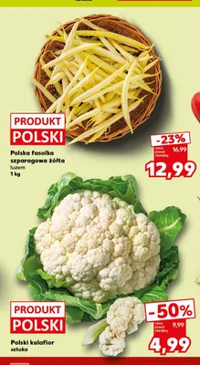 Fasolka szparagowa żółta polska luzem promocja w Kaufland