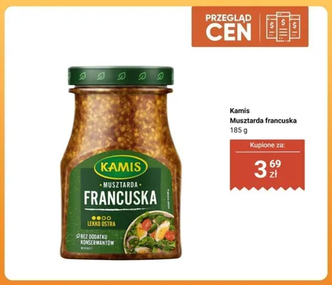 Musztarda francuska Kamis promocja w Biedronka