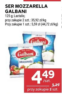 Ser mozzarella promocja w Stokrotka