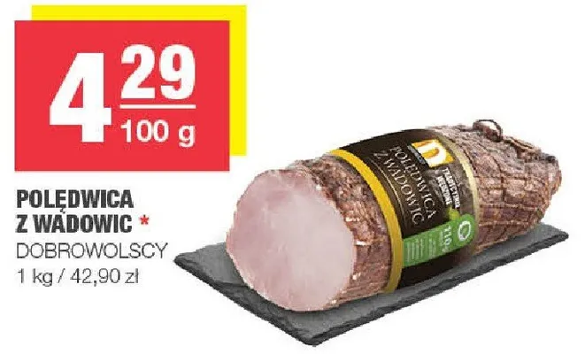 Poledwica z wadowic promocja w SPAR