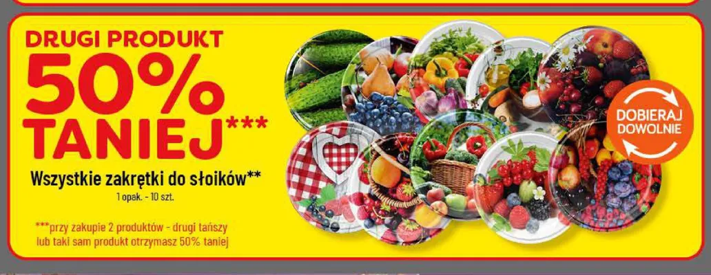 Zakrętki do słoików promocja w POLOmarket