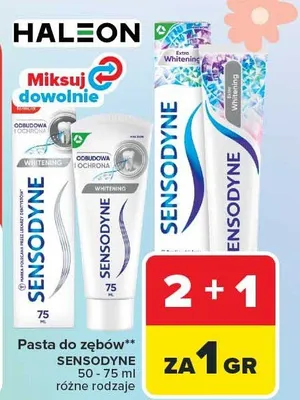Pasta do zębów Sensodyne promocja w Carrefour Market