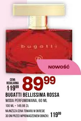 Woda perfumowana Bellissima Rossa promocja w Drogerie Natura