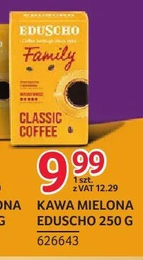 Kawa mielona EDUSCHO Family Classic Coffee promocja w Selgros