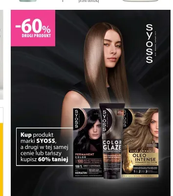 Krem koloryzujący do włosów Syoss Color Glaze promocja w Hebe