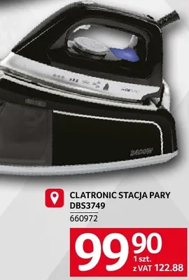 Stacja pary CLATRONIC DBS3749 promocja w Selgros