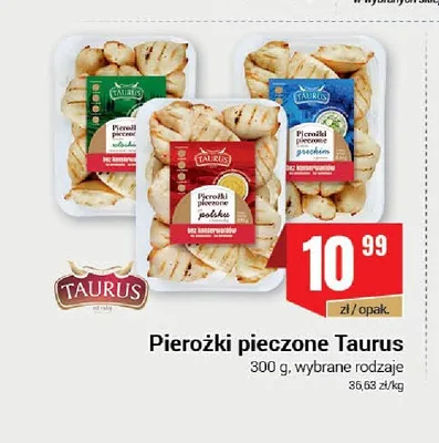 Pierożki pieczone Taurus z mięsem promocja w Premium Nasz Sklep