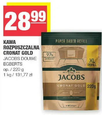 Kawa rozpuszczalna Crema, Cronat Gold promocja w SPAR