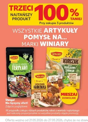 Przyprawa Pomysł na... pełne danie karkówka Winiary promocja w Kaufland