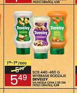 Sos Develey Hamburgerowy promocja w Wafelek