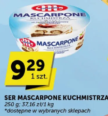 Ser Mascarpone kuchmistrza Mlekovita promocja w Groszek