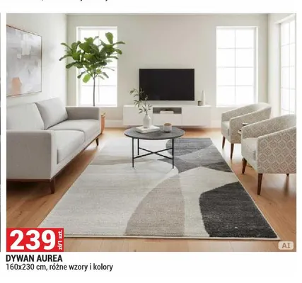 Dywan Aurea 160x230 cm promocja w Merkury Market