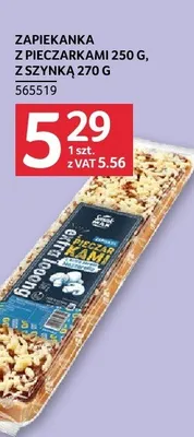 Zapiekanka z pieczarkami 250 g z szynką 270 g promocja w Selgros
