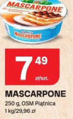 Mascarpone promocja w Chorten