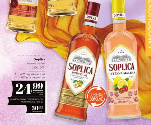 Wódka wybrane rodzaje promocja w POLOmarket