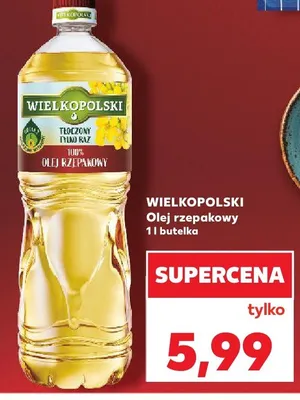 Olej rzepakowy Wielkopolski promocja w Kaufland