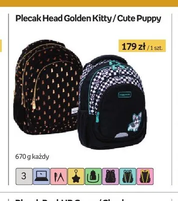 Plecak Head Golden Kitty promocja w Empik