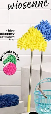 Mop teleskopowy, różne kolory promocja w Netto