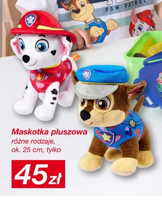 Maskotka pluszowa Paw Patrol promocja w KiK