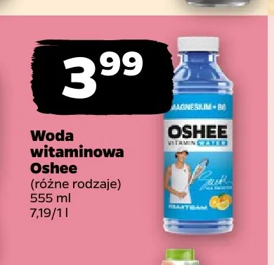 Woda witaminowa Oshee promocja w Netto