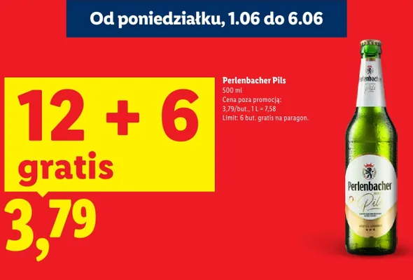 Piwo Perlenbacher Pils promocja w Lidl