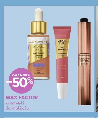 Kosmetyki do makijażu Max Factor promocja w Super-Pharm