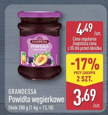 Powidła węgierkowe Łowicz promocja w Aldi
