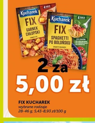 Fix KUCHAREK promocja w Groszek