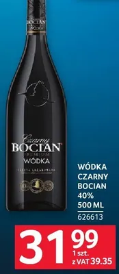 Wódka Czarny Bocian 40% 626613 promocja w Selgros