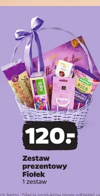 Zestaw prezentowy Fiołek promocja w Netto