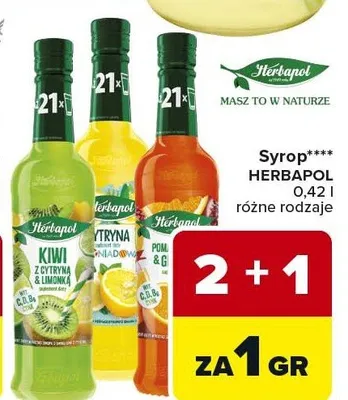 Syrop kiwi cytryna & limonka promocja w Carrefour Market