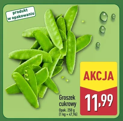 Groszek cukrowy 250 g promocja w Aldi