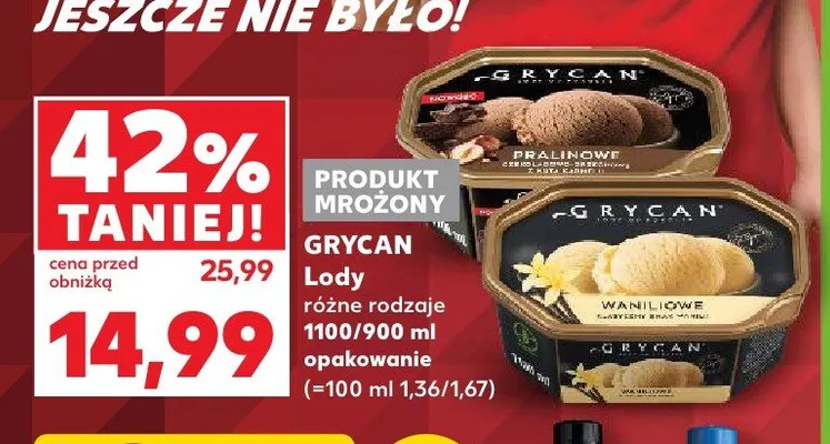 Lody Grycan promocja w Kaufland