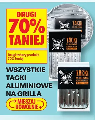 Tacki aluminiowe na grilla Czas na Grill promocja w Biedronka
