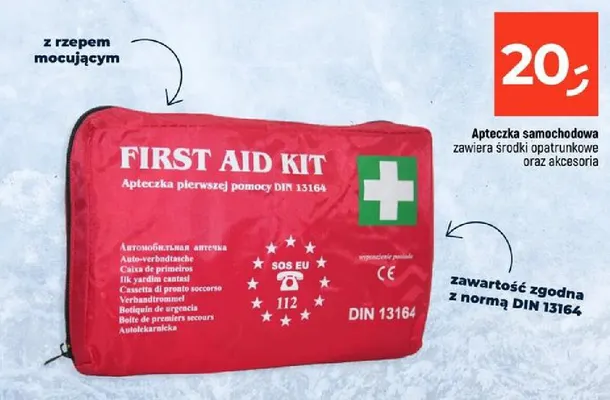 Apteczka samochodowa DIN 13164 promocja w Dealz