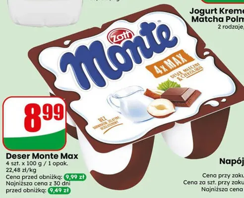 Deser Monte Max Zott promocja w Dino