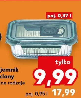 Pojemnik szklany poj. 0,95l promocja w Kaufland