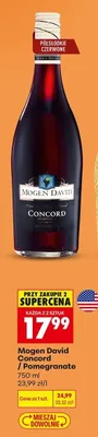 Wino Mogen David Concord promocja w Biedronka